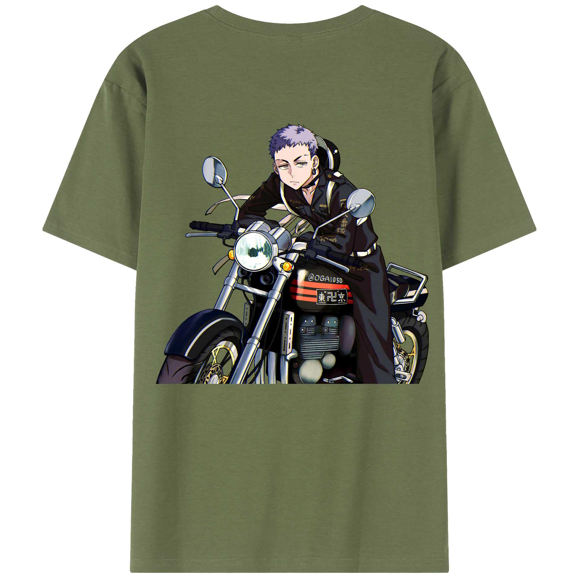 （画像用） 東京リベンジャーズ Tokyo Revengers 綿100％半袖Tシャツ（背面プリント）